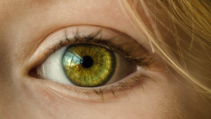 Zelené oko.